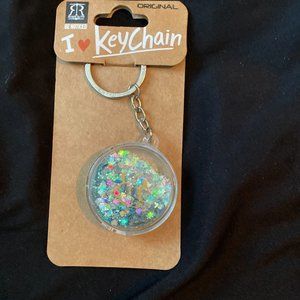 Robin Ruth GLITTER KEYCHAIN- MIAMI